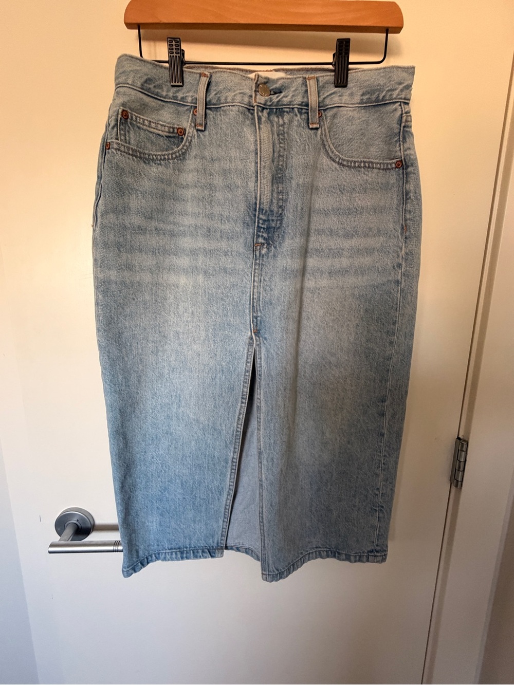 Aritzia Denim Forum Jean Skirt